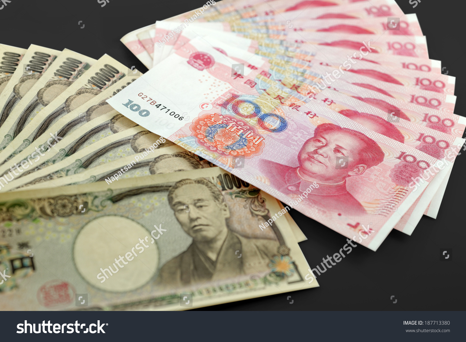 Forex currency pair stock image