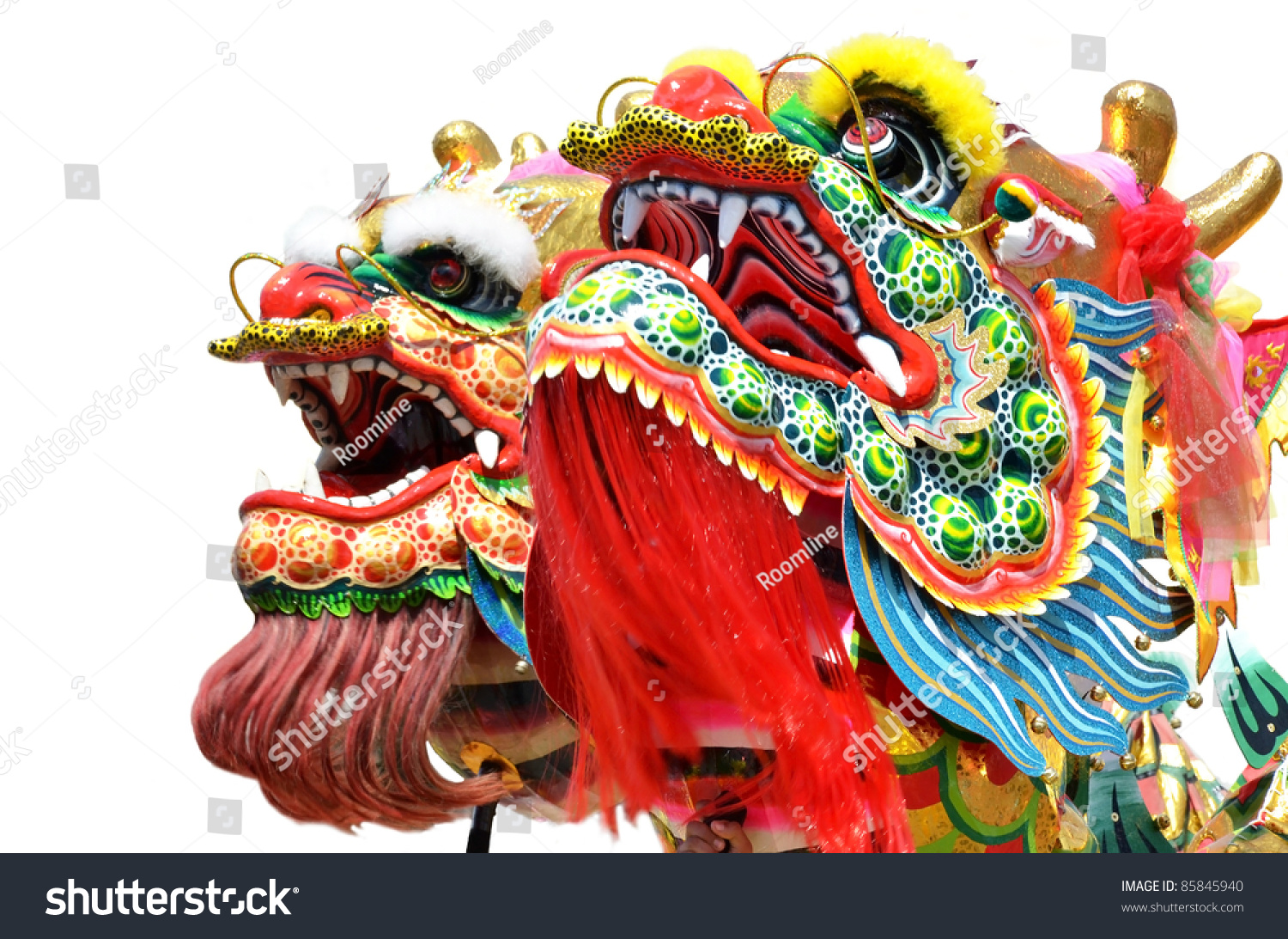 Chinese Dragon Head Stock Photo 85845940 - Shutterstock