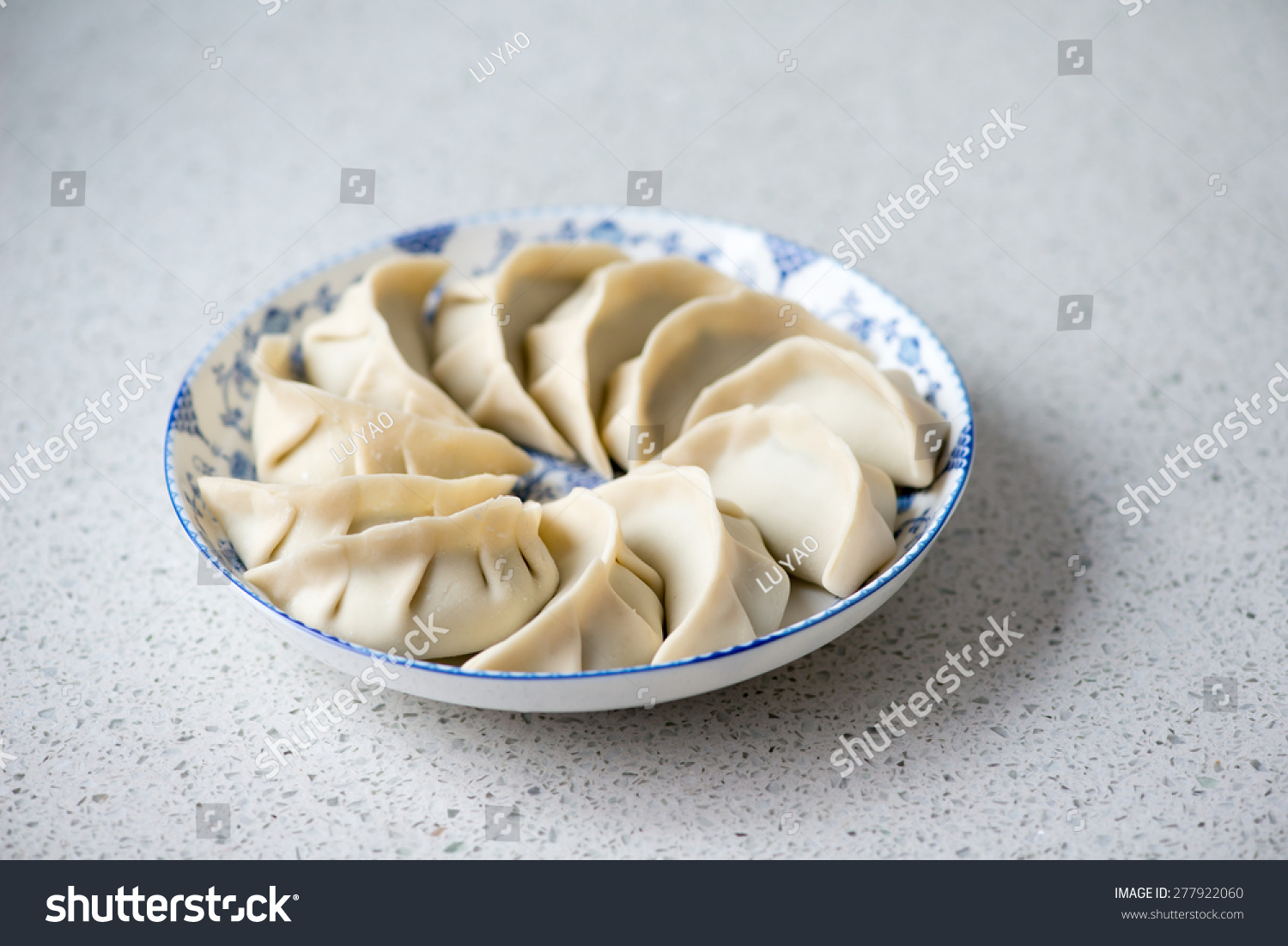 Chinese Dumplings. Lunar New Year Dish. Dumpling Is A Traditional Dish