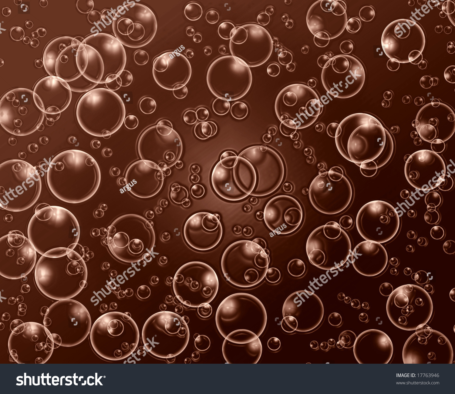 Chocolate Bubbles On A Dark Brown Background Chocolate Bubbles On A Dark Brown Background