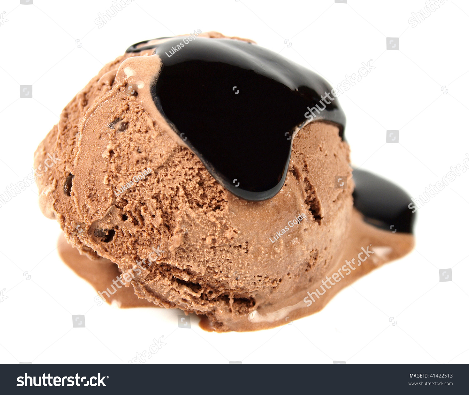 Chocolate Ice Cream Scoop Stock Photo 41422513 : Shutterstock