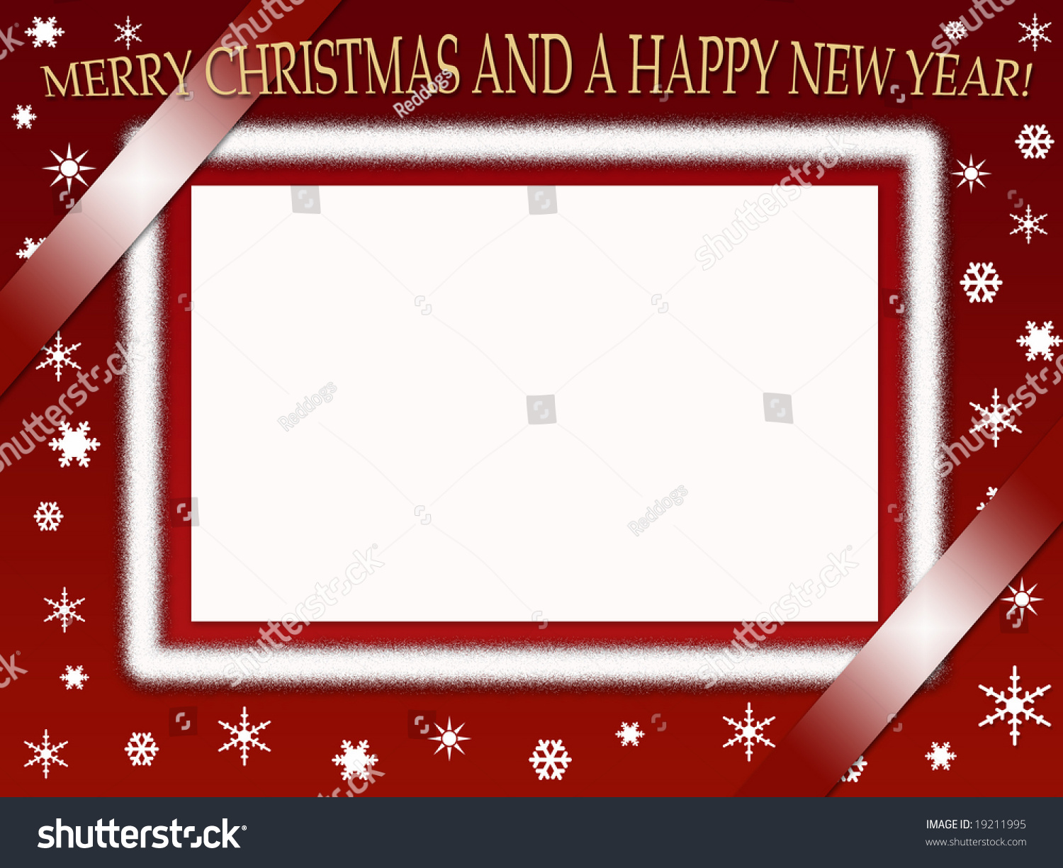 Christmas Card And Photo Frame - 19211995 : Shutterstock