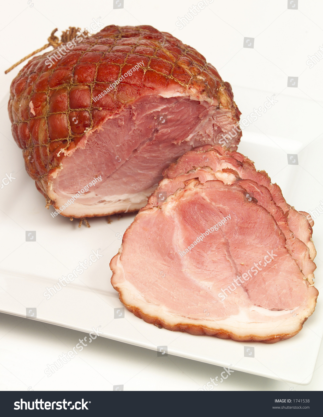 Christmas Ham Stock Photo 1741538 : Shutterstock