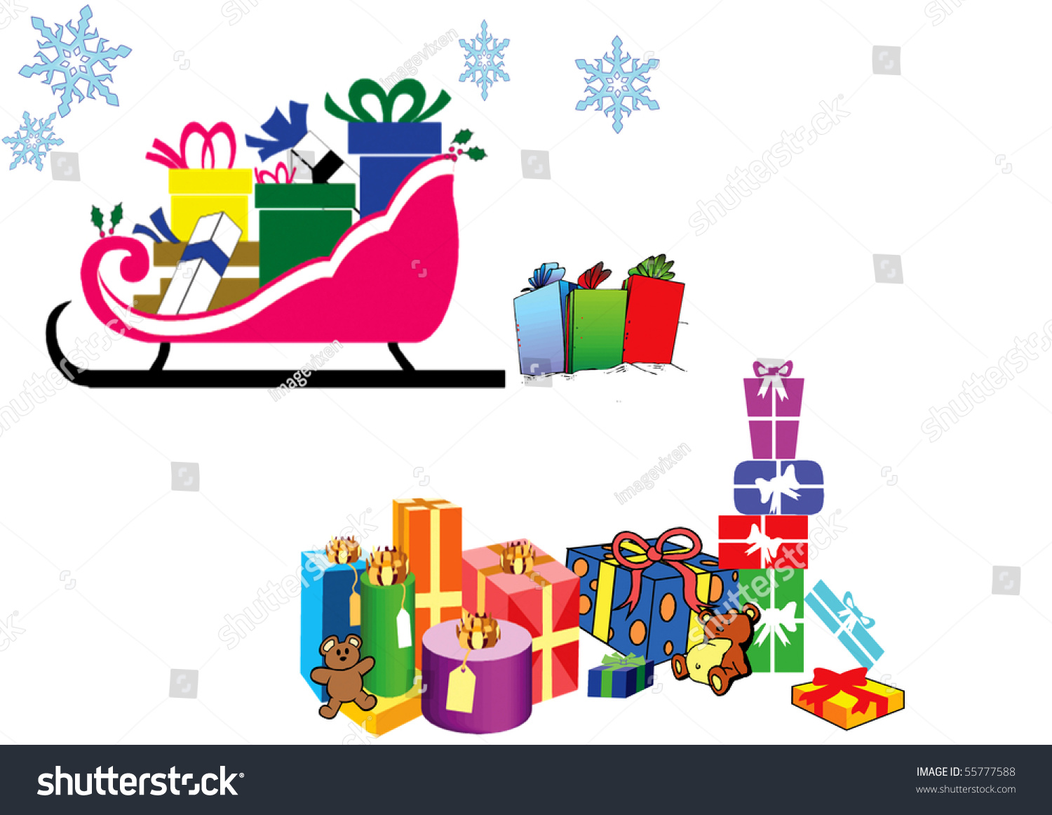 Christmas Illustration - 55777588 : Shutterstock