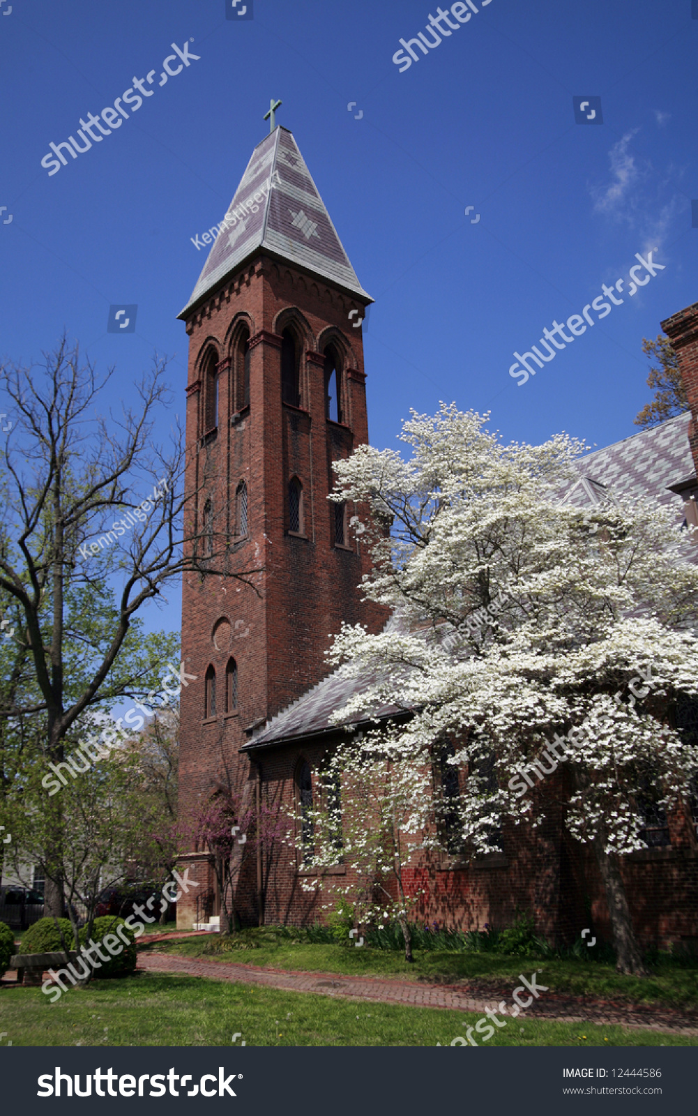 Church Spires In Historic Downtown Paducah Kentucky Church Steeple Paducah Kentucky Stock Photo 12444586
