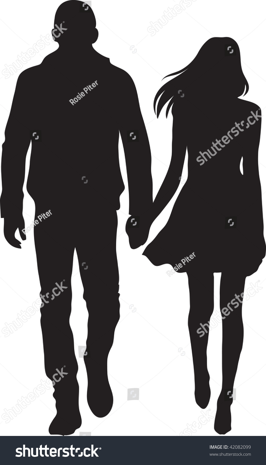 clipart man and woman holding hands - photo #31