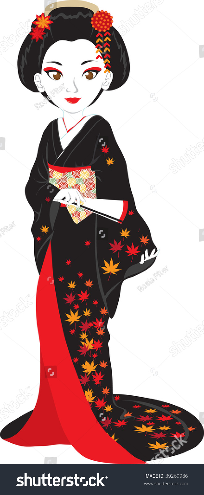 geisha girl clipart - photo #31