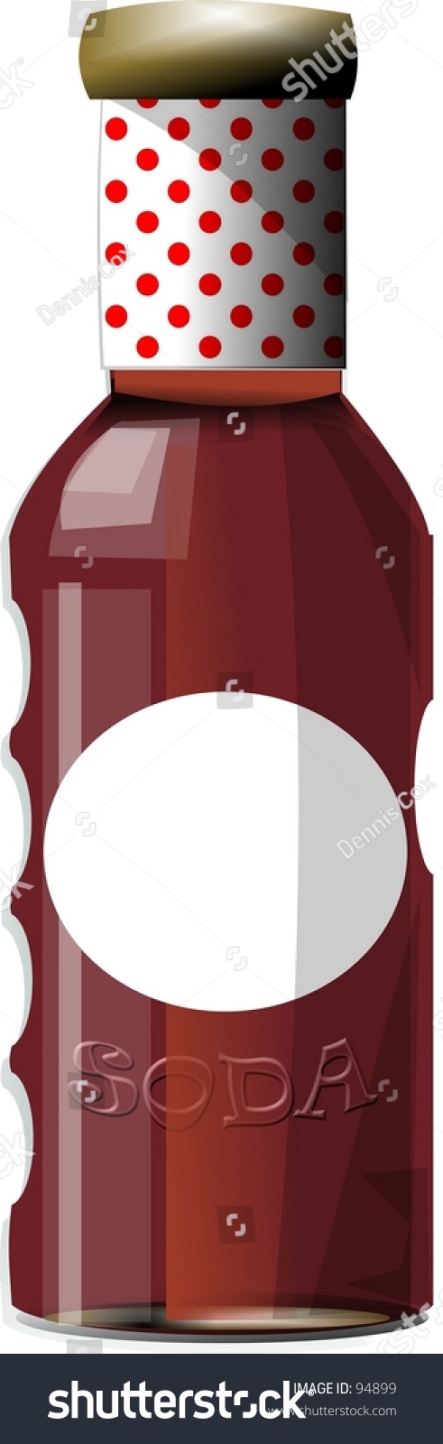 Clipart Illustration Of A Soda Bottle - 94899 : Shutterstock