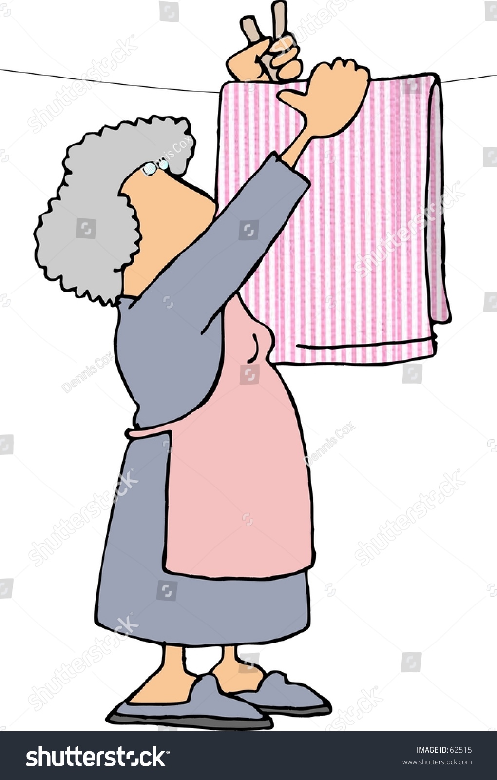 clipart of clothes hanging on a line - photo #50