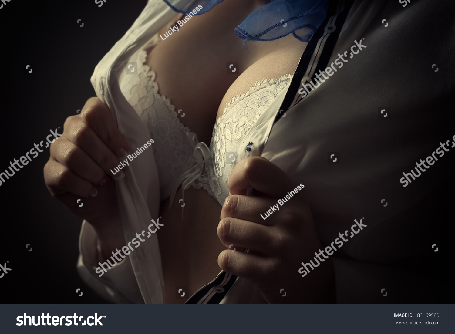 Close Up Of Woman Breast Stock Photo 183169580 Shutterstock