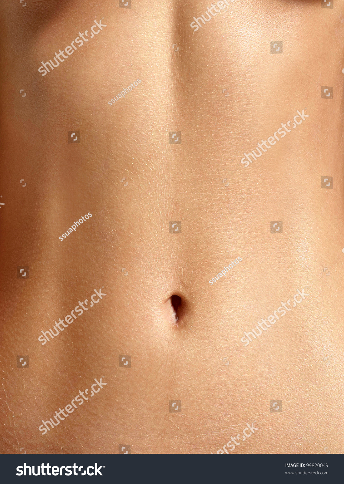Close Up Stomach Of Woman Closeup Background Stock Photo 99820049