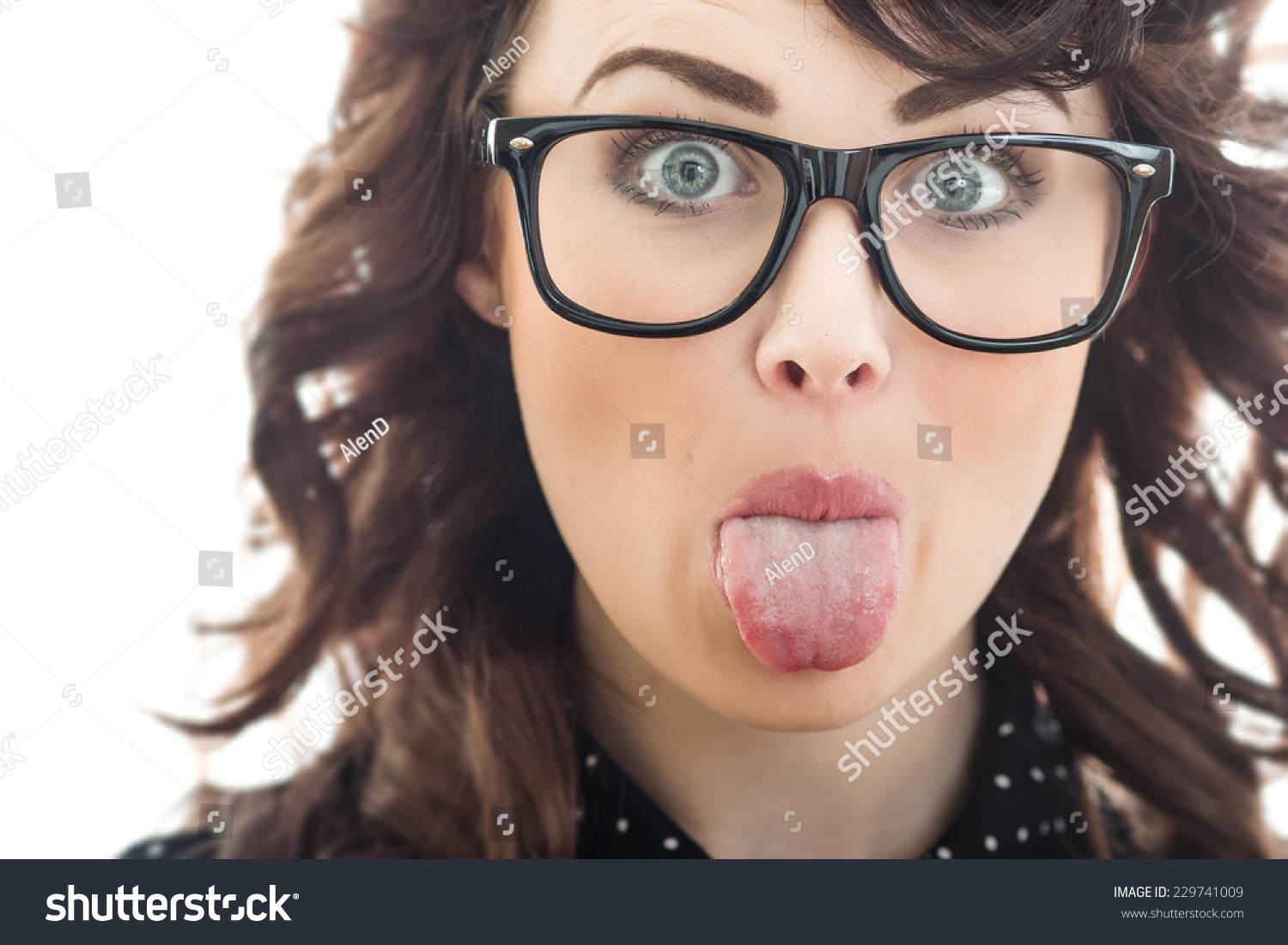 brazilian bikini wax instructions ugly girl sticking out her tongue