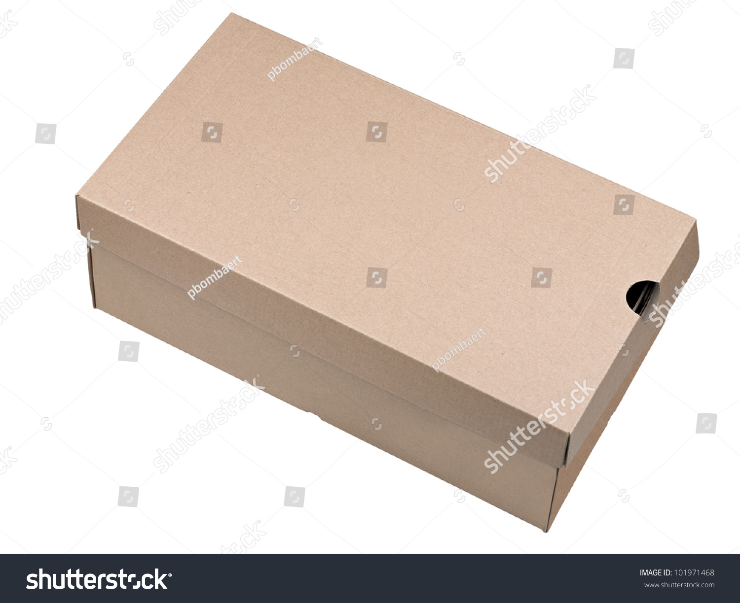 Closed Shipping Cardboard Box Isolated On Stock Photo Edit Now