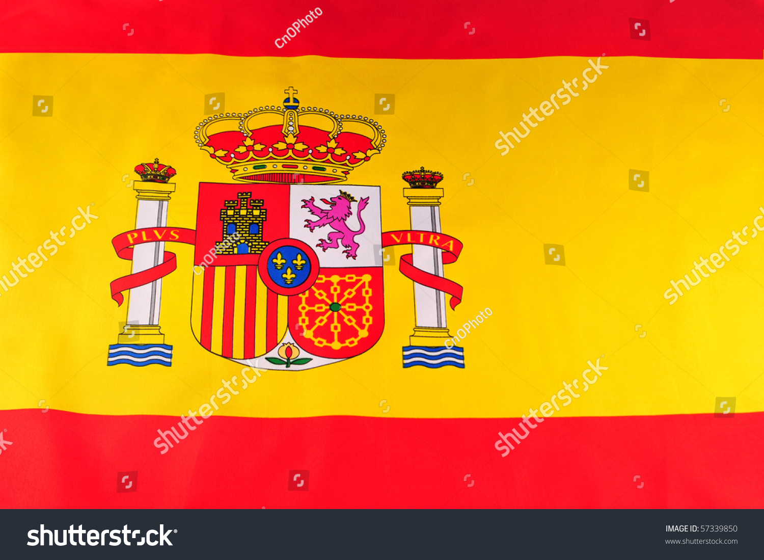 Closeup Of Spain National Flag Stock Photo Shutterstock