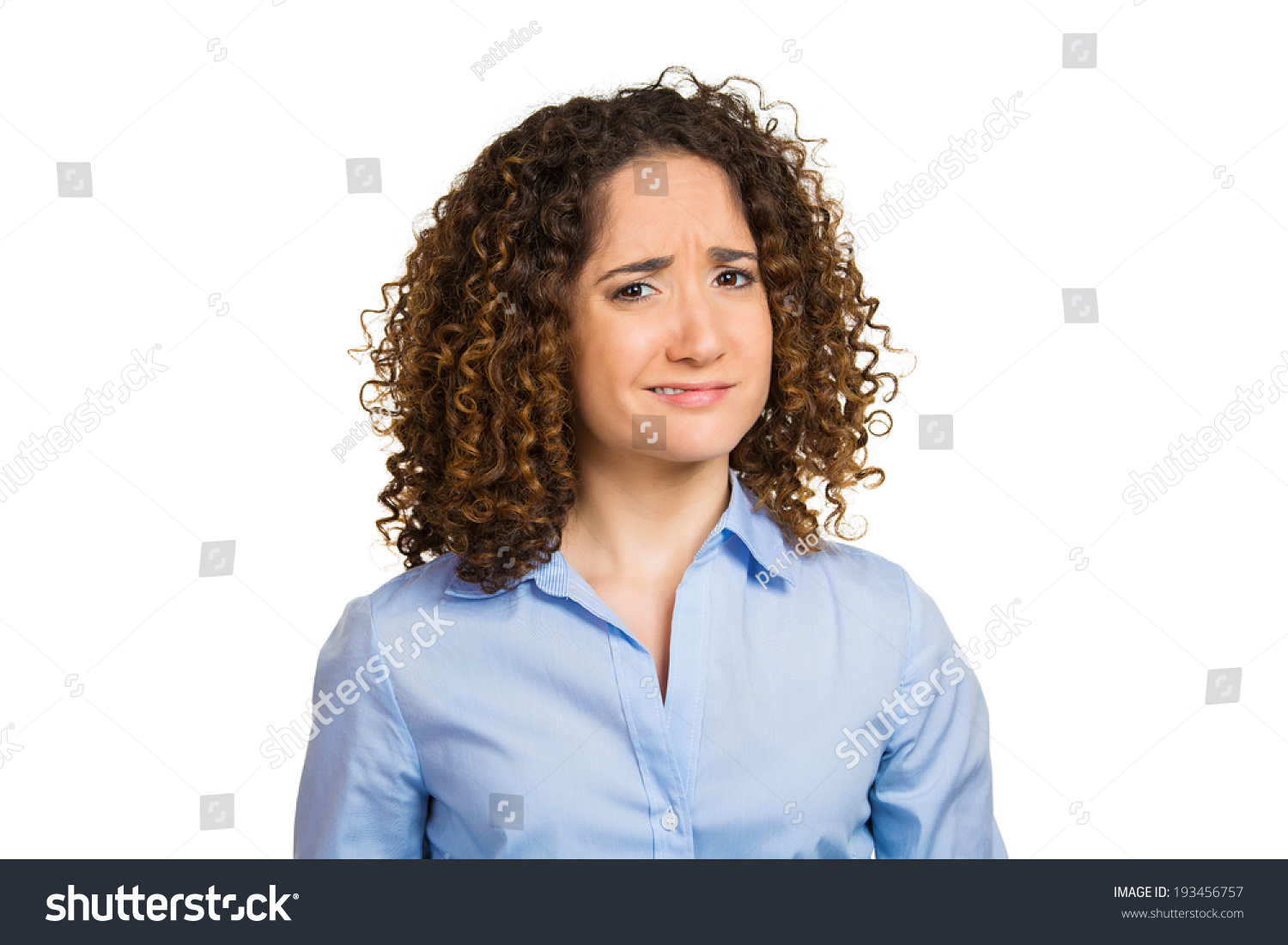 Closeup Portrait Skeptical Upset Young Woman Looking Suspicious Disgust On Face Mixed 4290