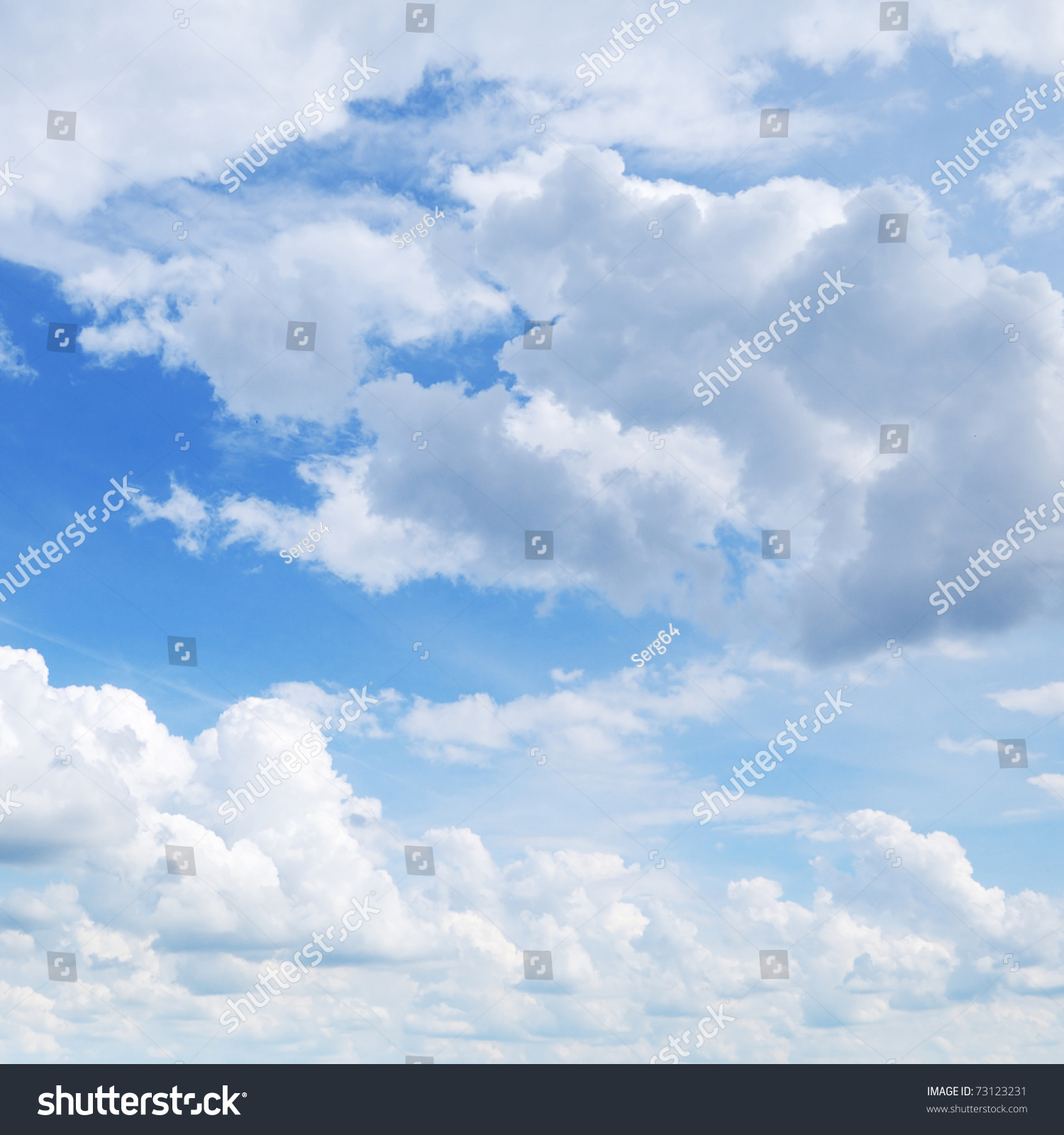 Cloud In Blue Sky Stock Photo 73123231 : Shutterstock