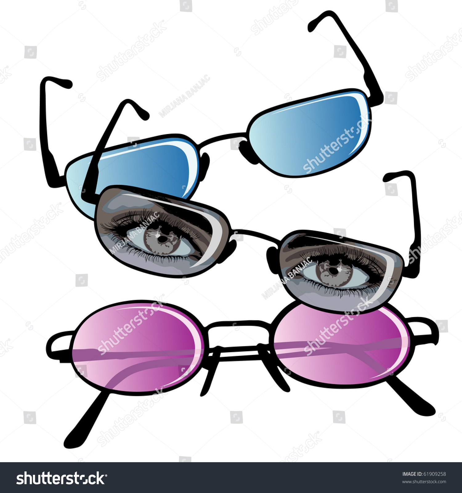 stockbroker with eye glasses