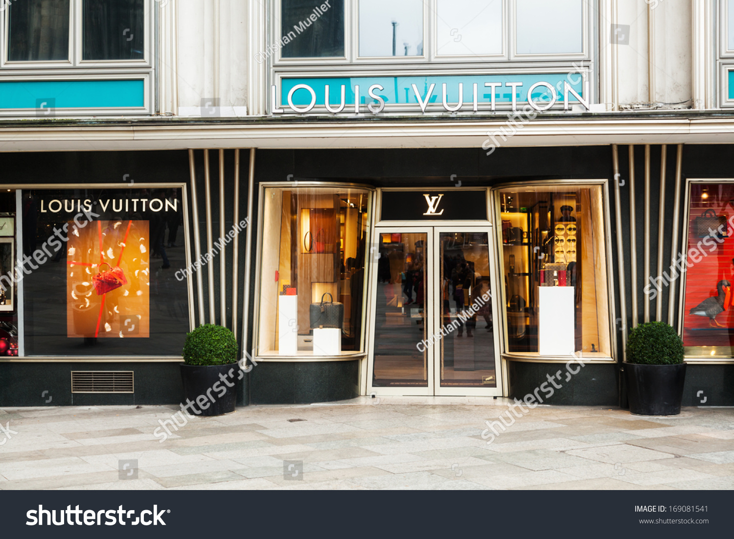 Cologne, Germany - December 18: Louis Vuitton Store On December 18, 2013 In Cologne. Louis ...