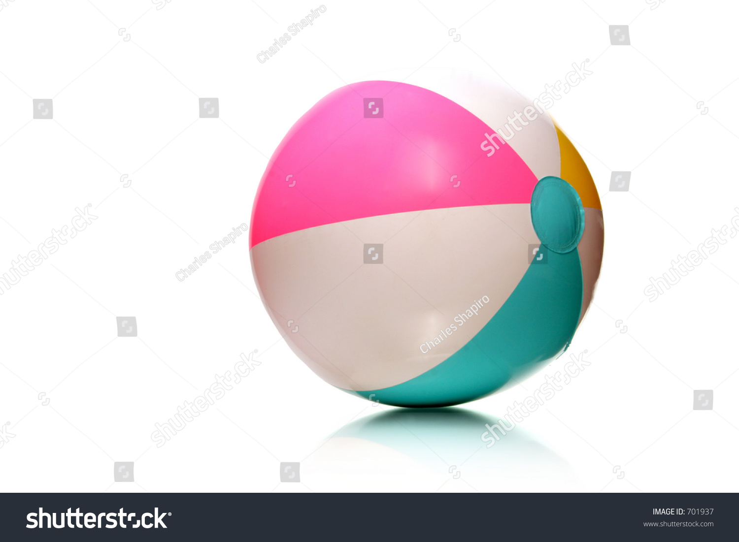 rubber beach ball