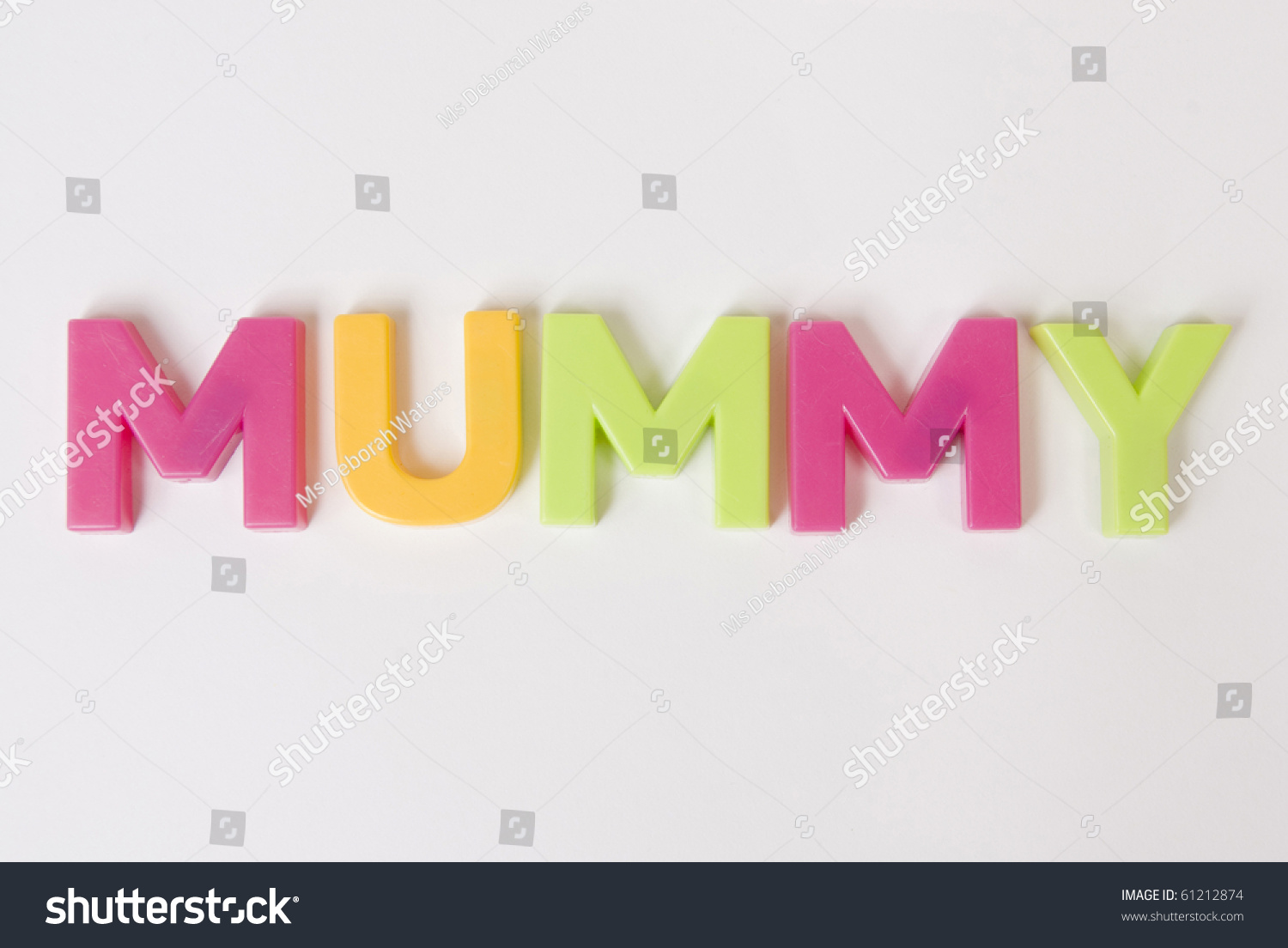 colourful-toy-magnetic-alphabet-letters-spell-mummy-isolated-on-white