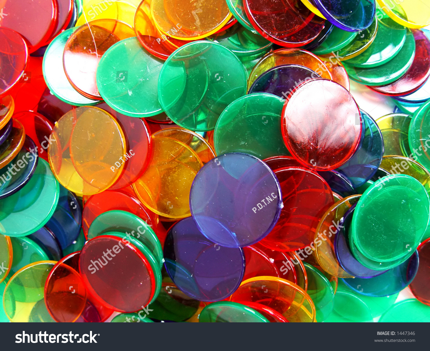 Colourfull Plastic Counters Stock Photo 1447346 Shutterstock