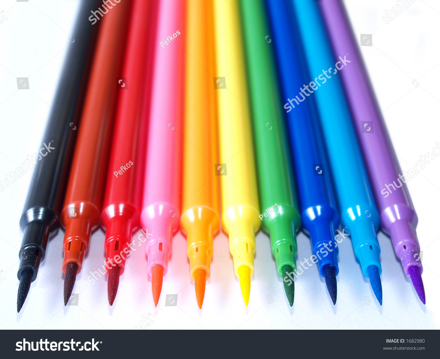 Colouring Pens Stock Photo 1682980 : Shutterstock