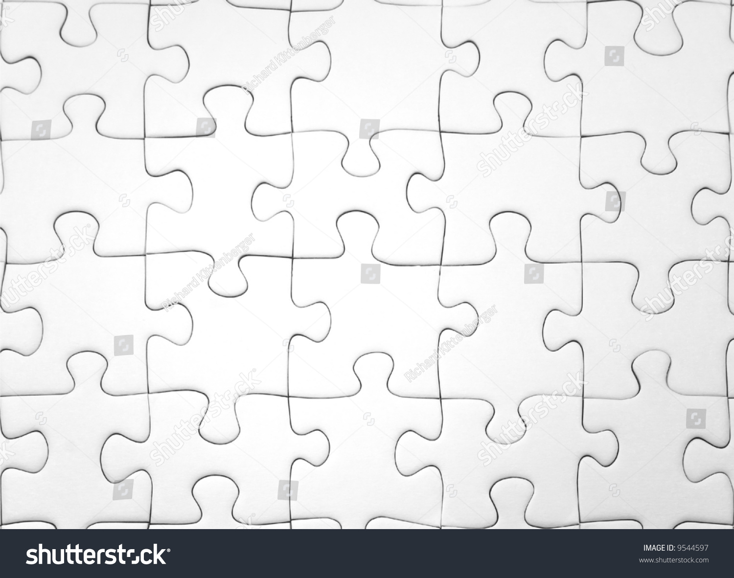 Complete Puzzle Stock Photo 9544597 : Shutterstock