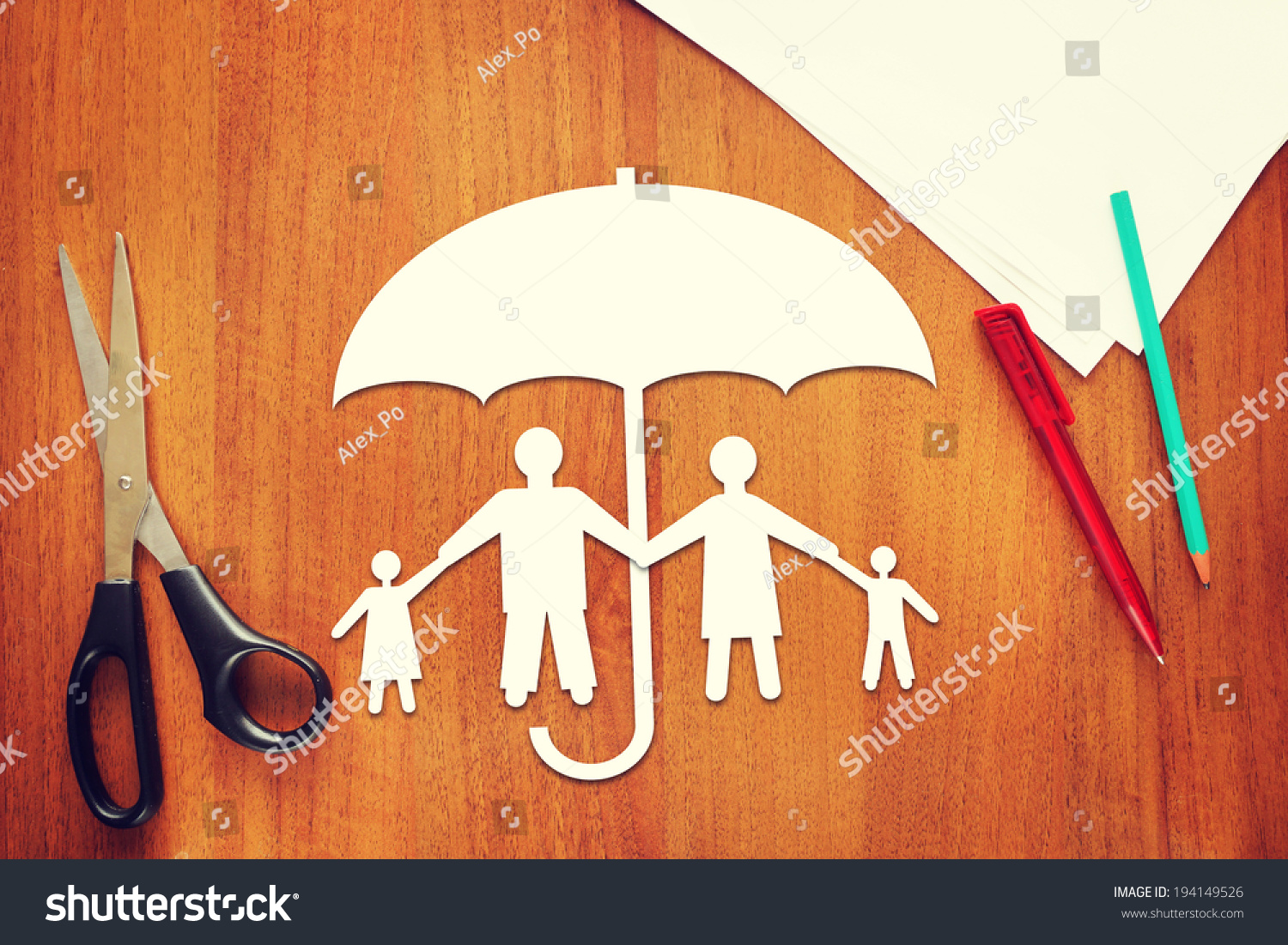 Concept Of Life Insurance Stock Photo 194149526 : Shutterstock