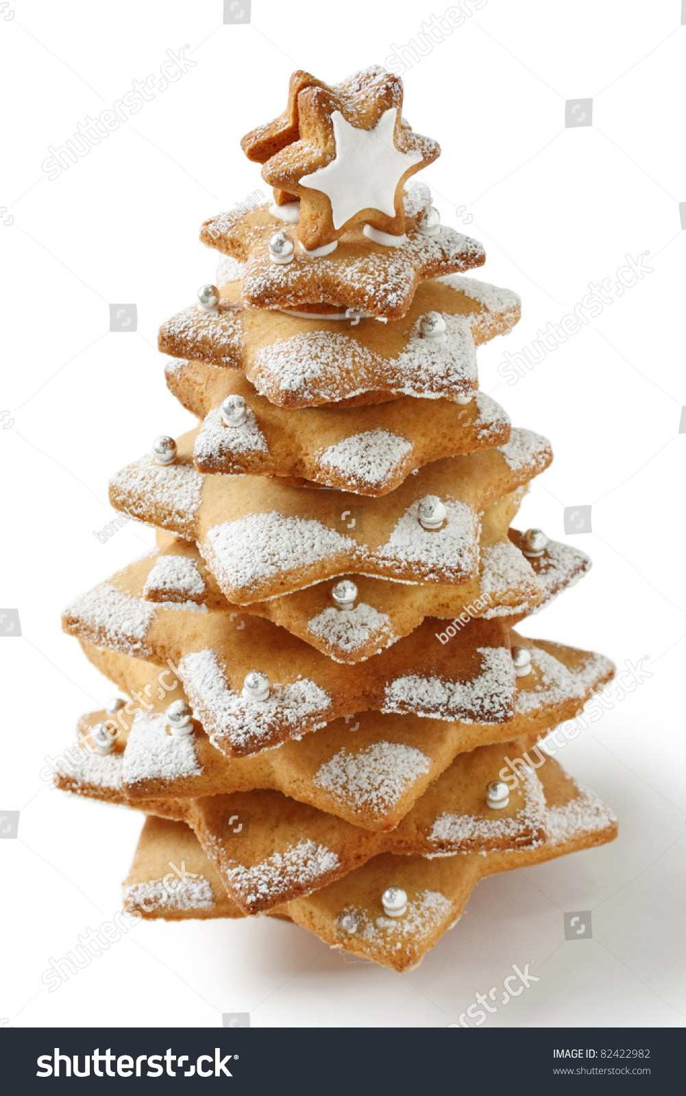 cookie christmas tree made by star stock photo 82422982 cookie christmas tree made by star stock photo 82422982