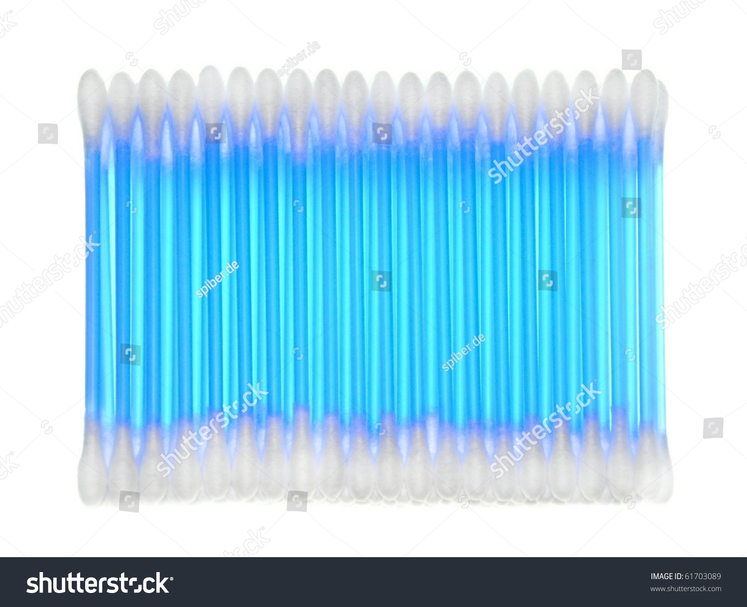 Cotton Sticks Isolated White Cotton Sticks Isolated White Stock Photo 61703089