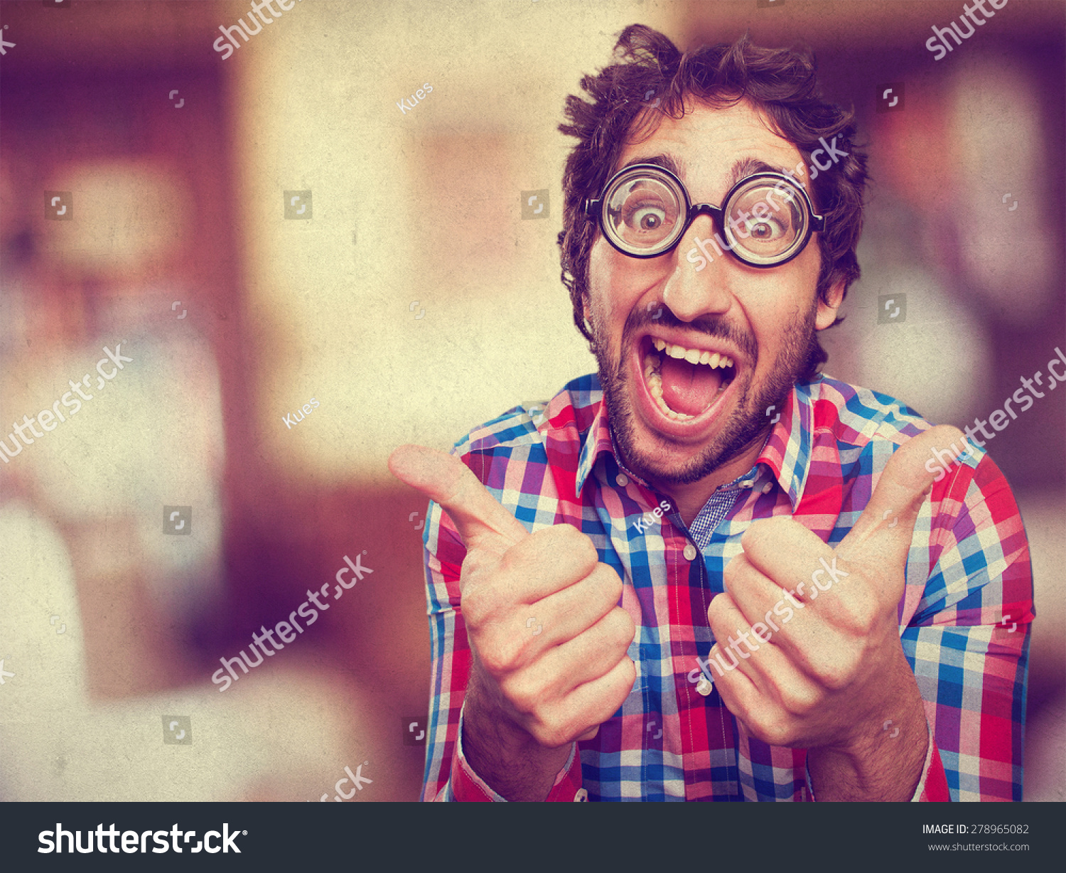 Crazy Man Okay Sign Stock Photo 278965082 | Shutterstock