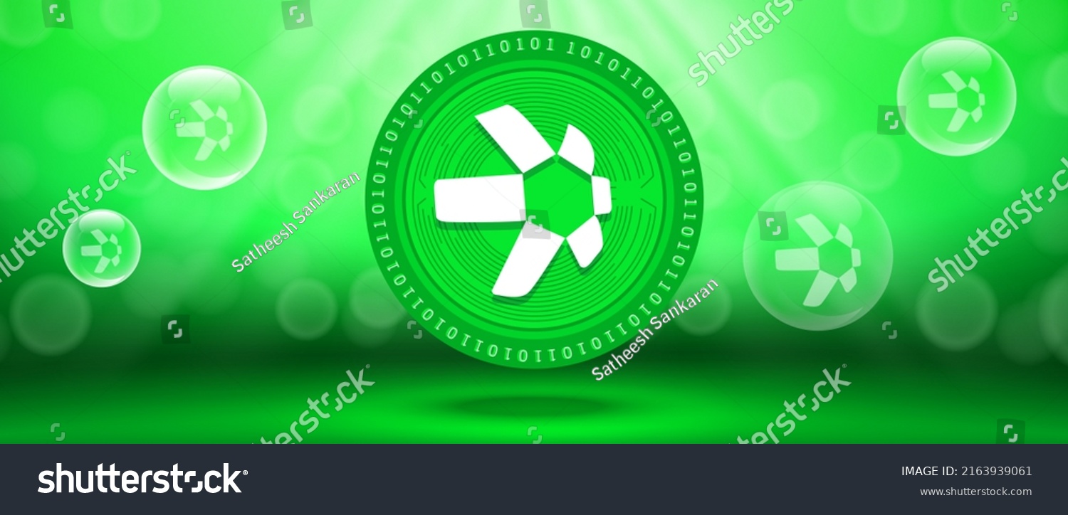 Creative Quant Qnt Crypto Currency Coin Stock Illustration