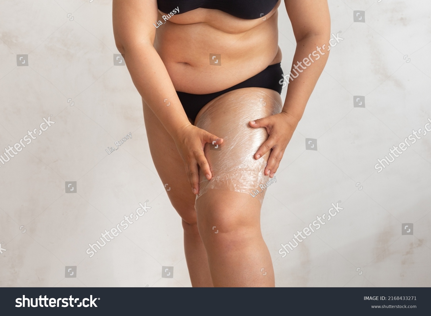 Cropped Fat Plump Overweight Adipose Woman Stock Photo Shutterstock