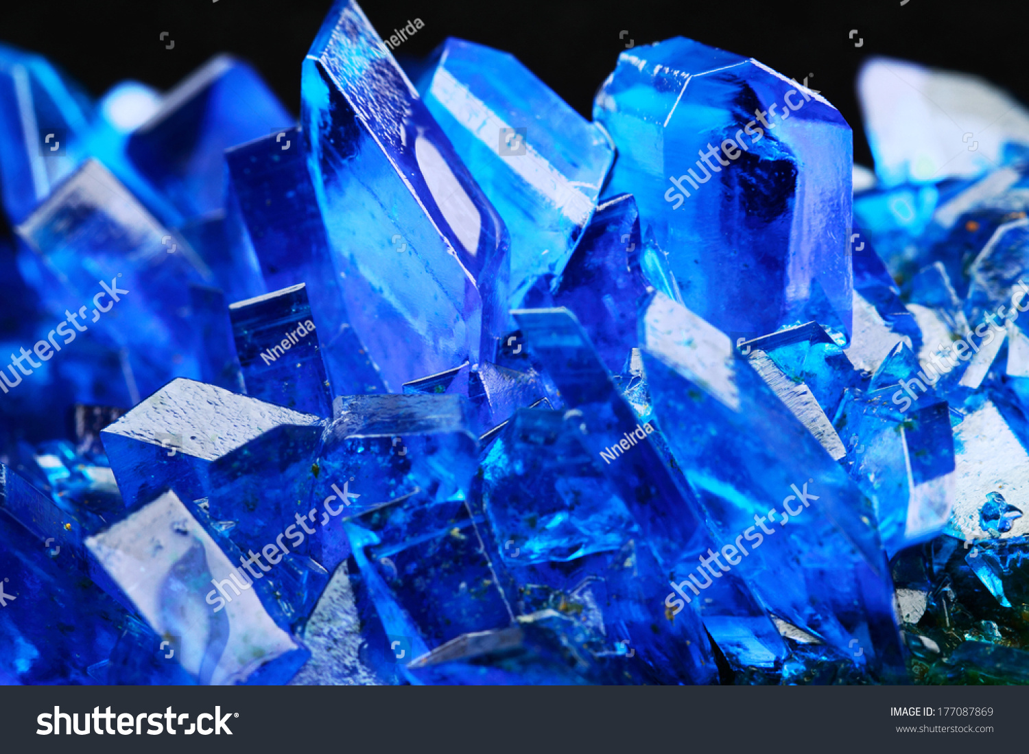 Crystals Blue Vitriol Copper Sulfate Stock Photo 177087869 Shutterstock