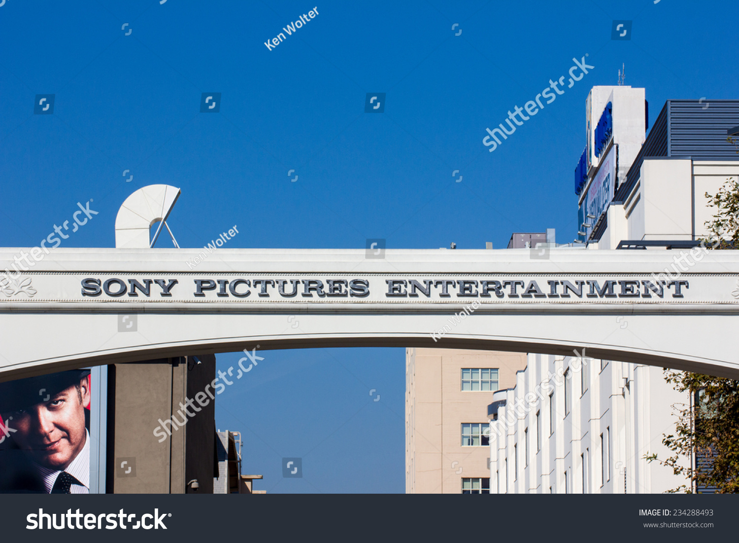 Culver City, Ca/Usa - November 29, 2014: Sony Pictures Studios Entrance