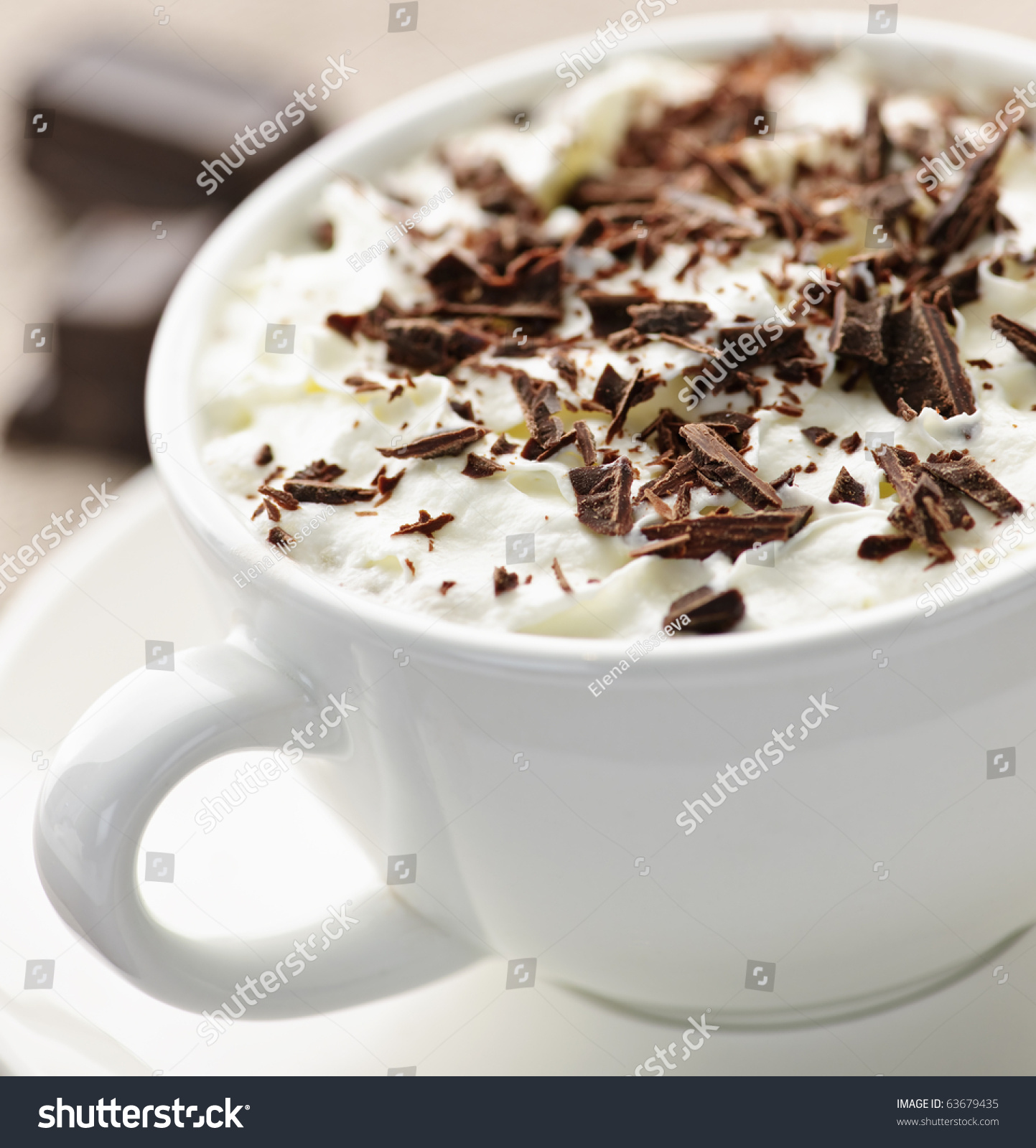 Spank the minkey Shaved chocolate hot chocolate
