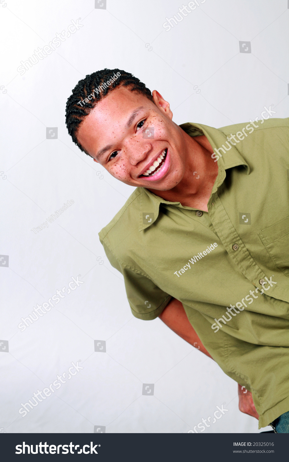 Of Smiling African American Teen 67