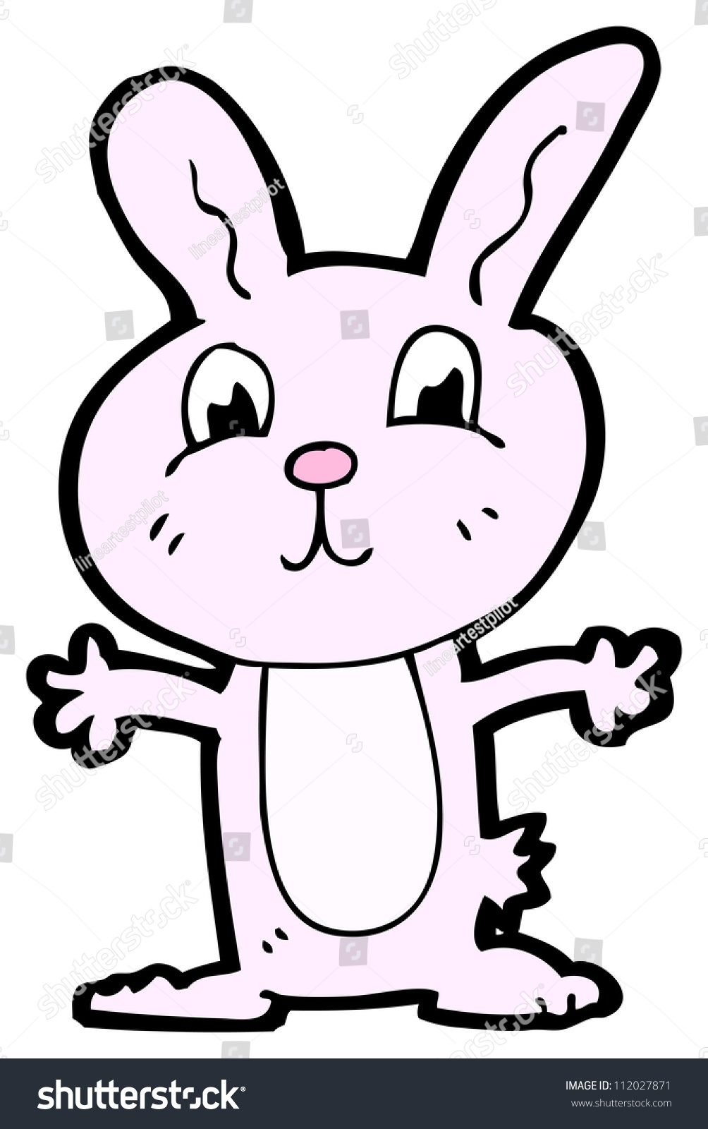 Cute Rabbit Cartoon Stock Photo 112027871 : Shutterstock