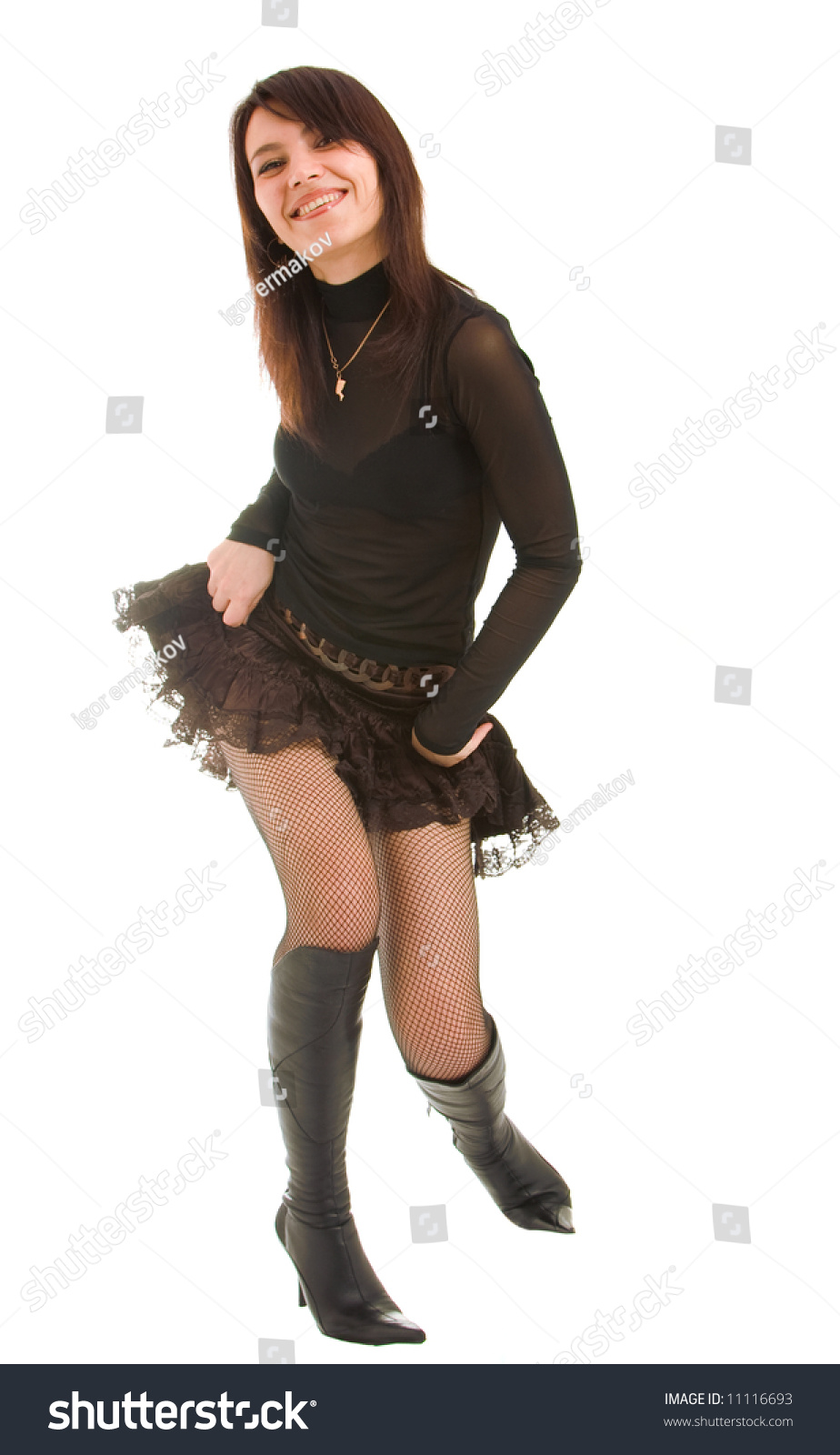 Dancing Girl In Skirt Stock Photo 11116693 Shutterstock