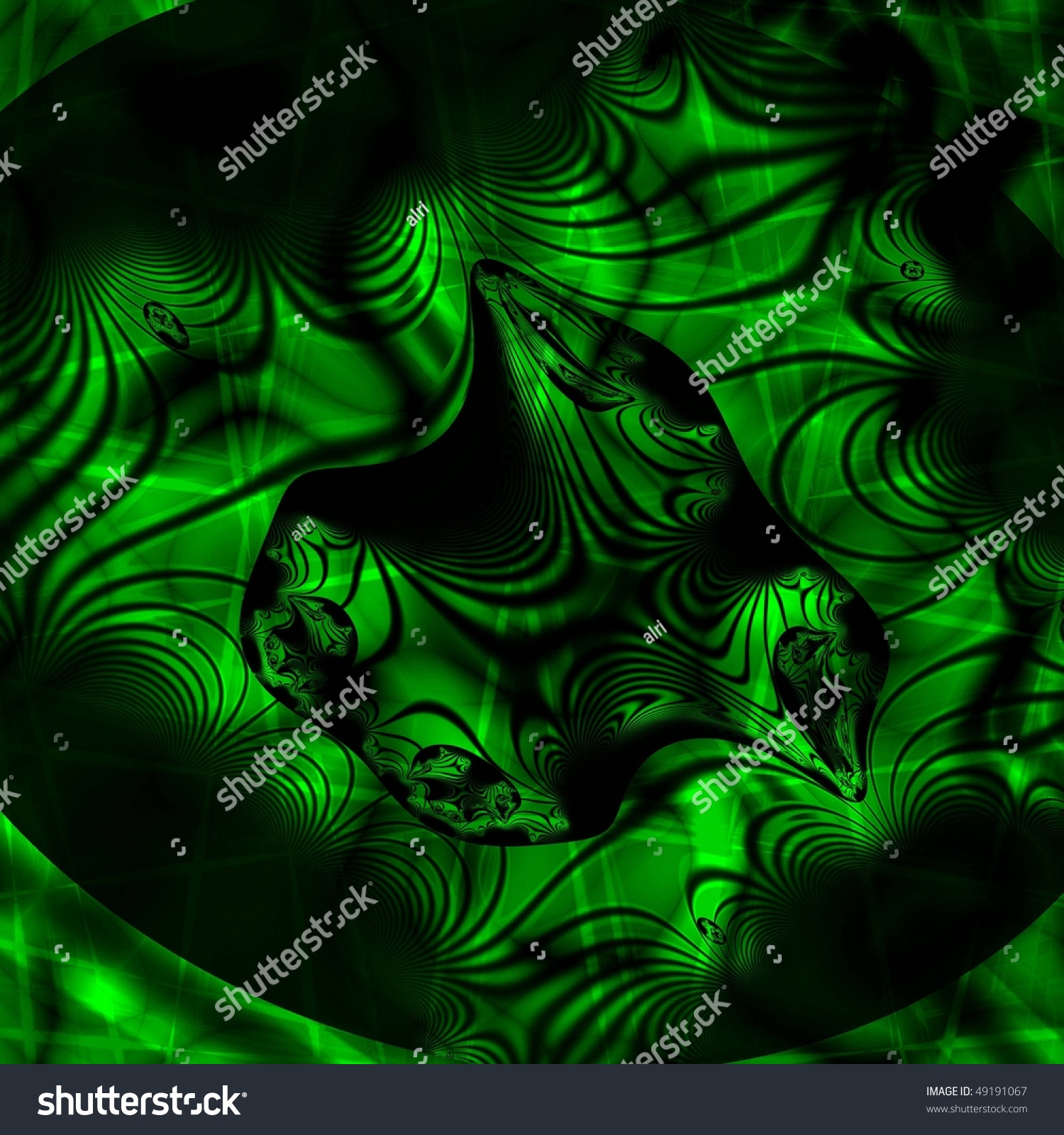 Dark Green Abstract Wallpaper Stock Photo 49191067 : Shutterstock