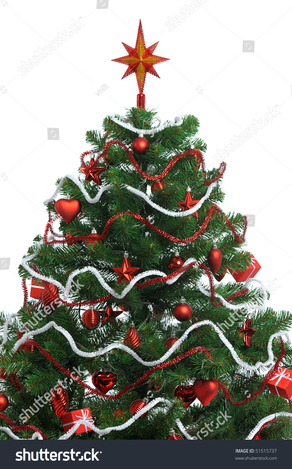 Decorated Christmas Tree Stock Photo 51515737  Shutterstock