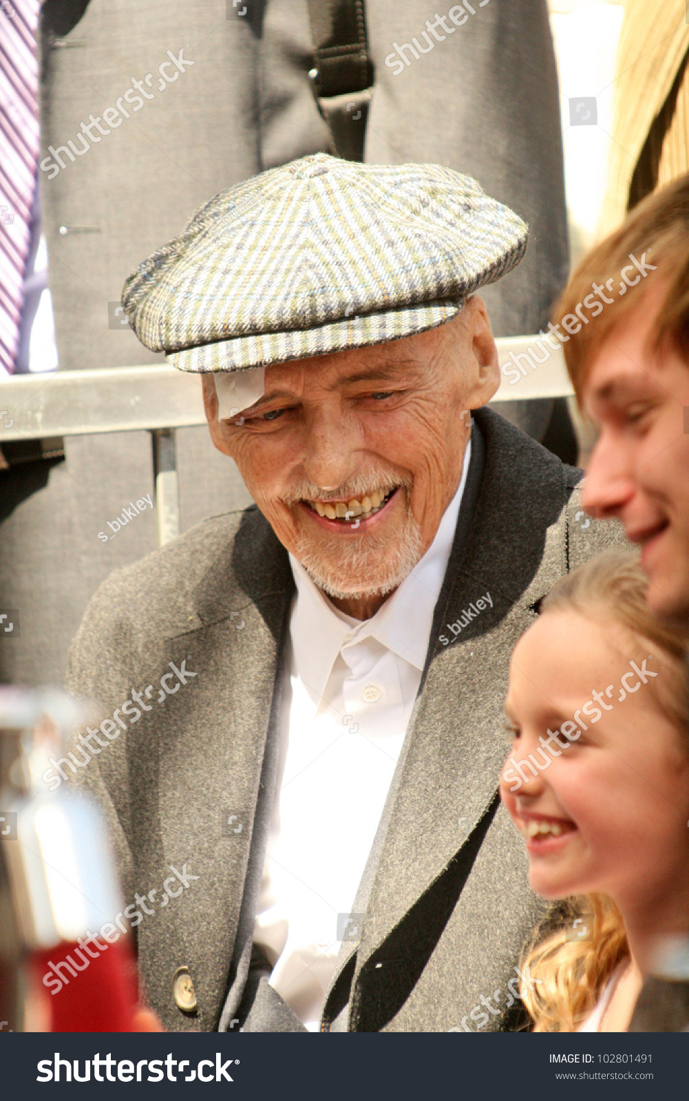 Dennis Hopper And Daughter Galen At The Hollywood Walk Of Fame