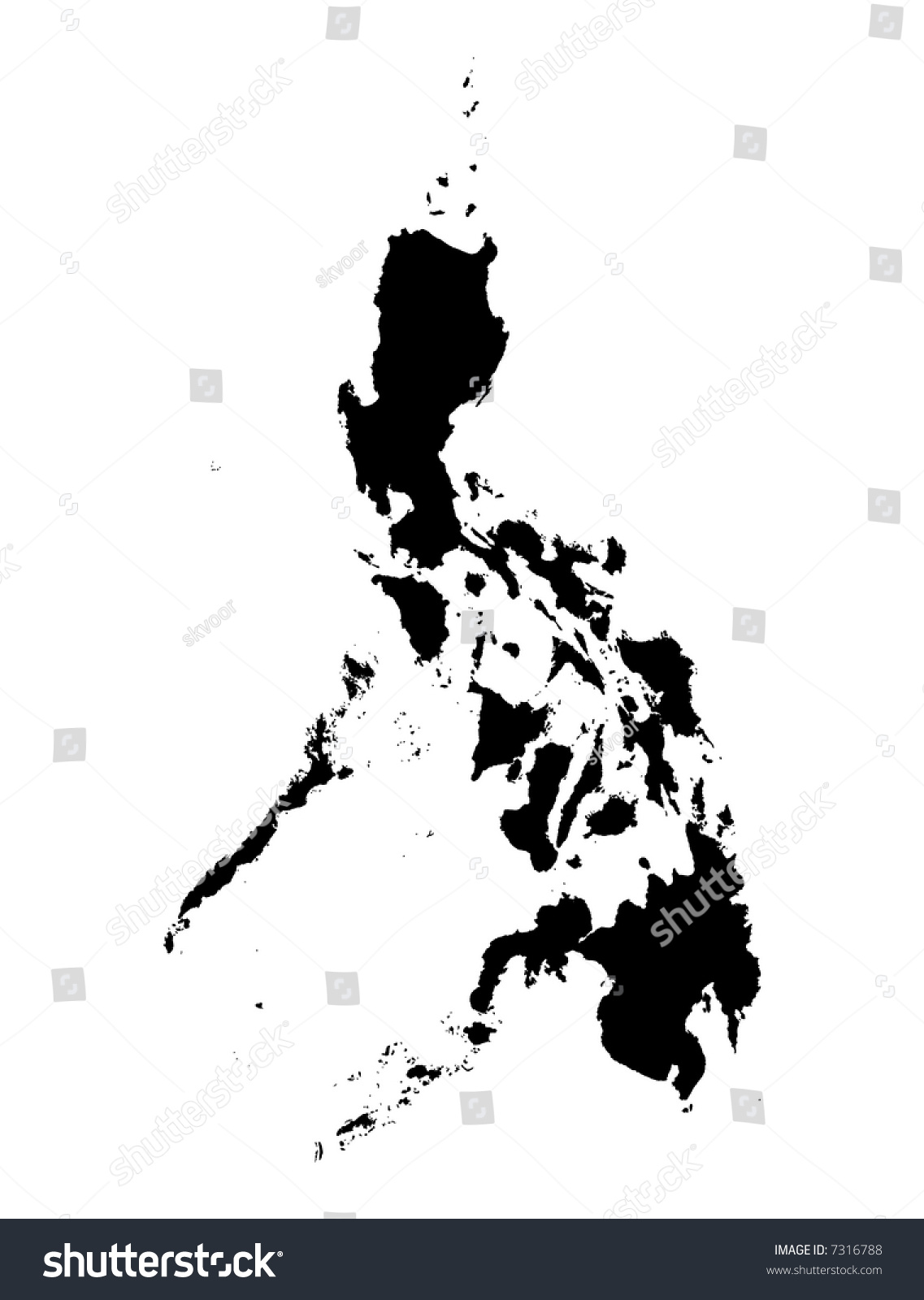 philippine map clipart black and white - photo #6