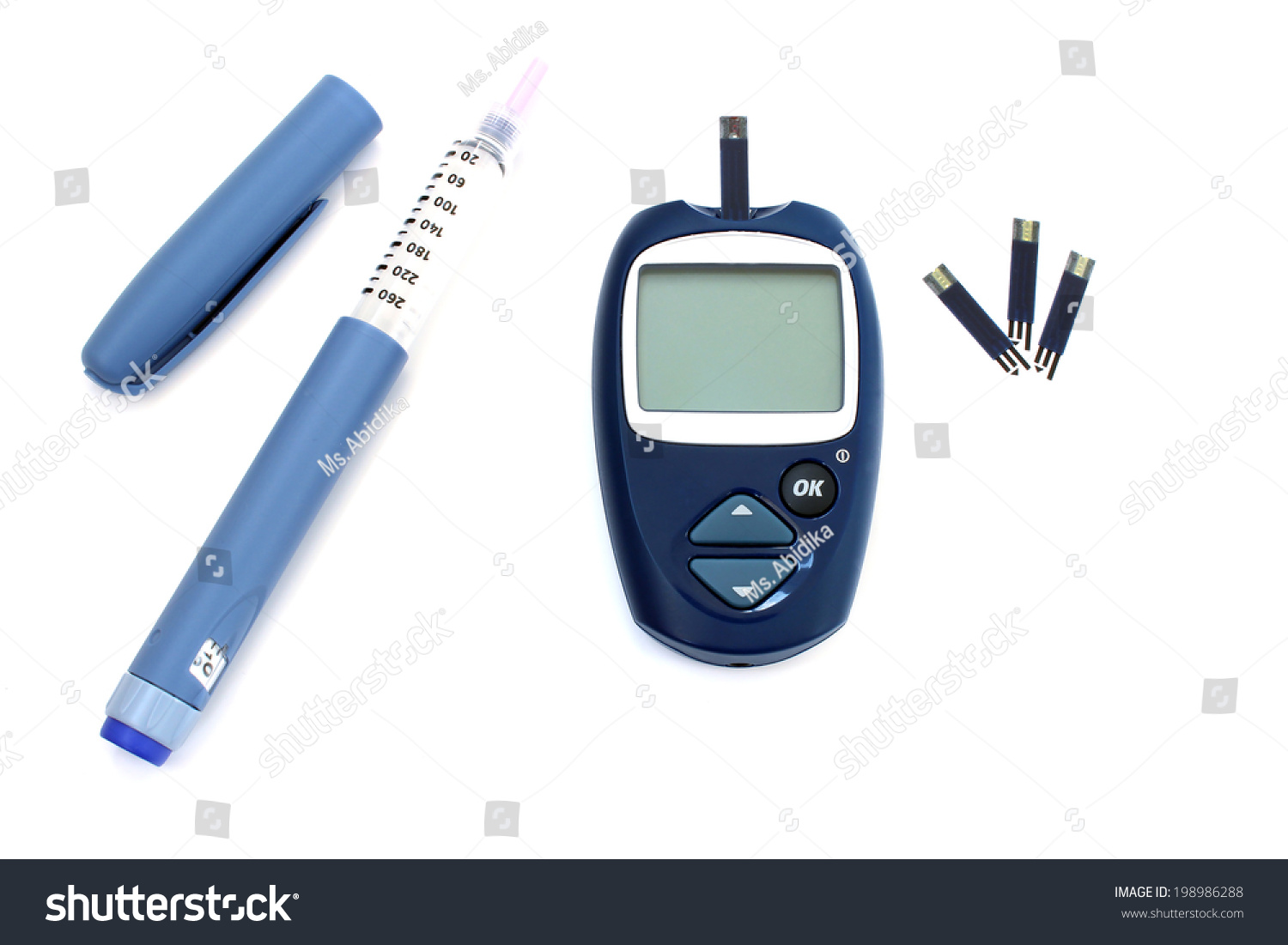 Diabetic Kit Syringe Pen Insulin Stock Photo 198986288 Shutterstock