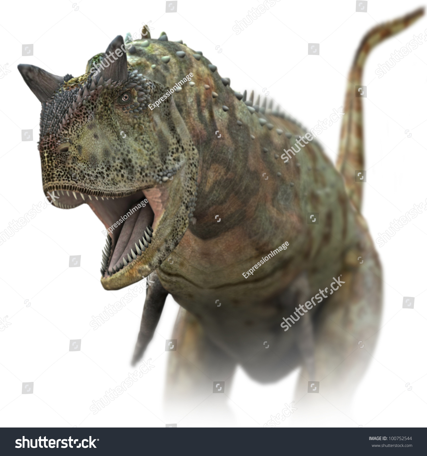 dinosaur carnivore with horns