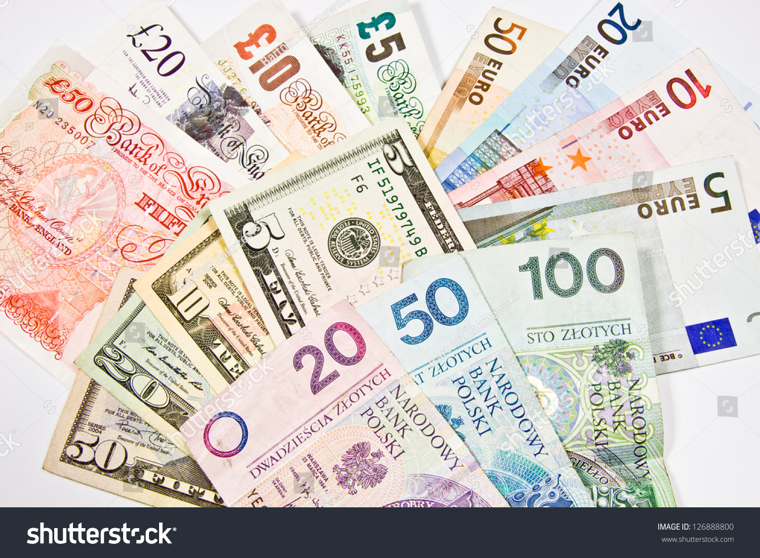 Dollar, Euro, Pound, Pln, Currency Of The United States, England