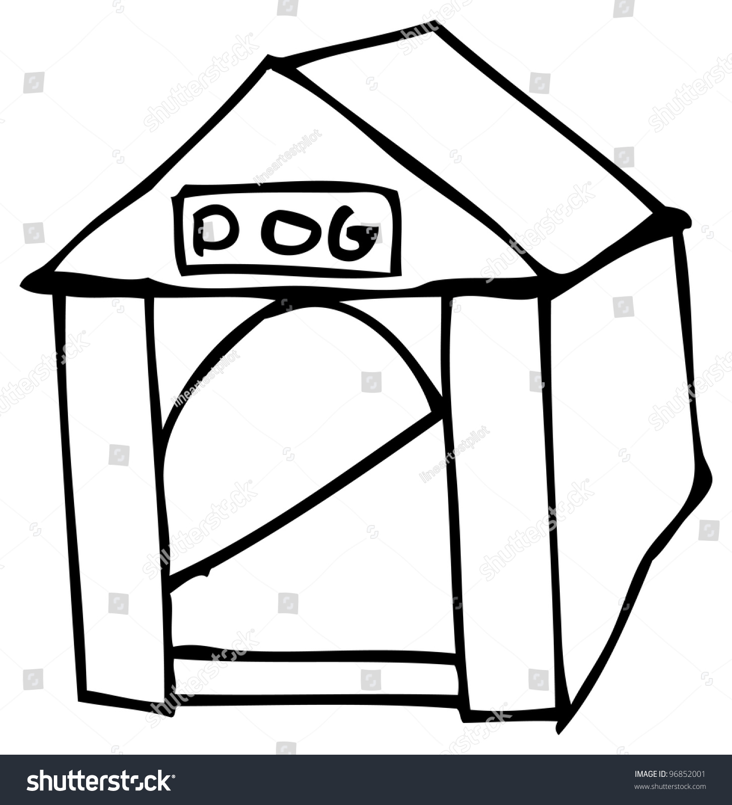 dog kennel clipart - photo #47