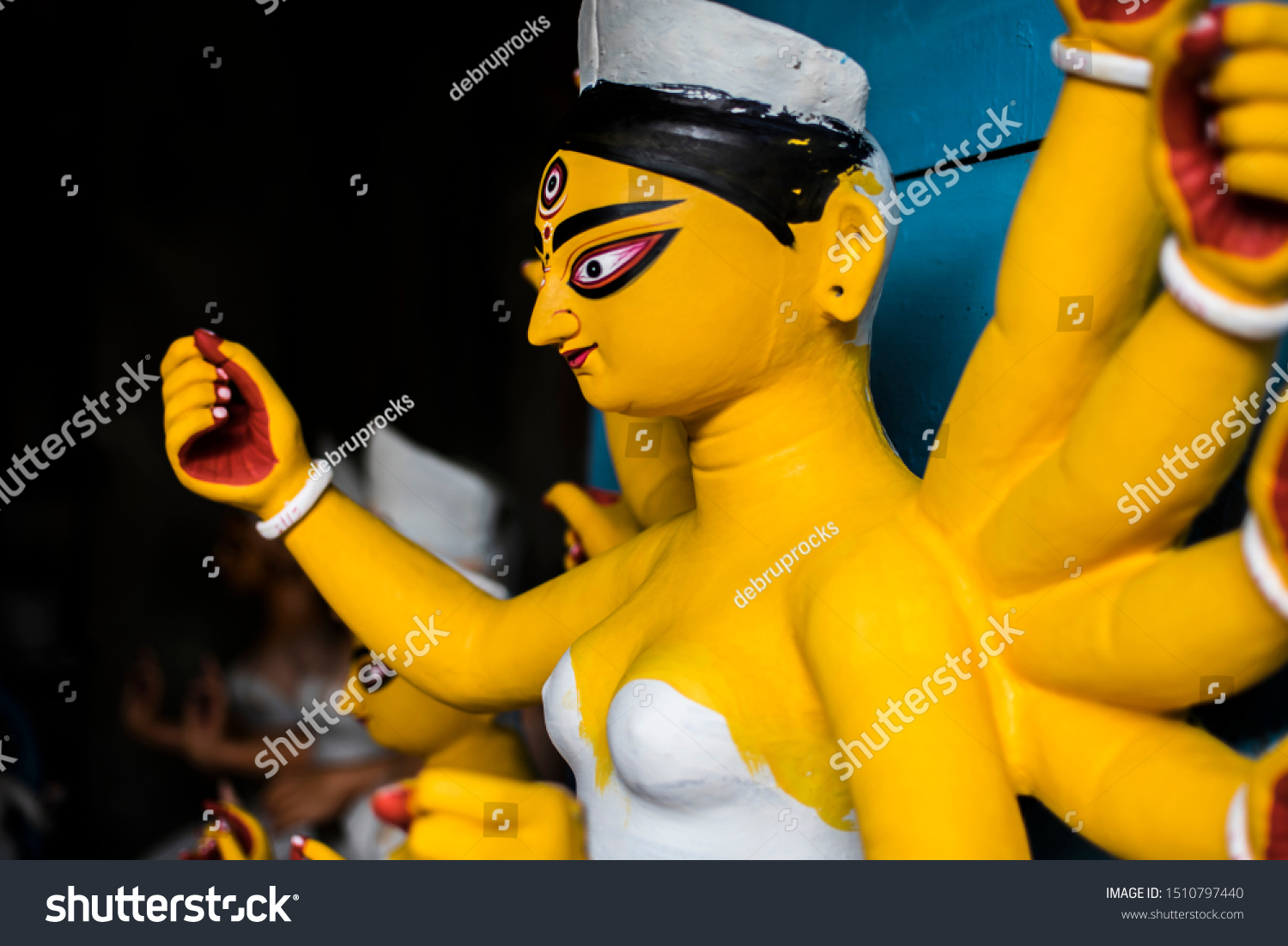 Durga Idol Kumartuli Kumartuli Durga Murti Stock Photo Edit Now