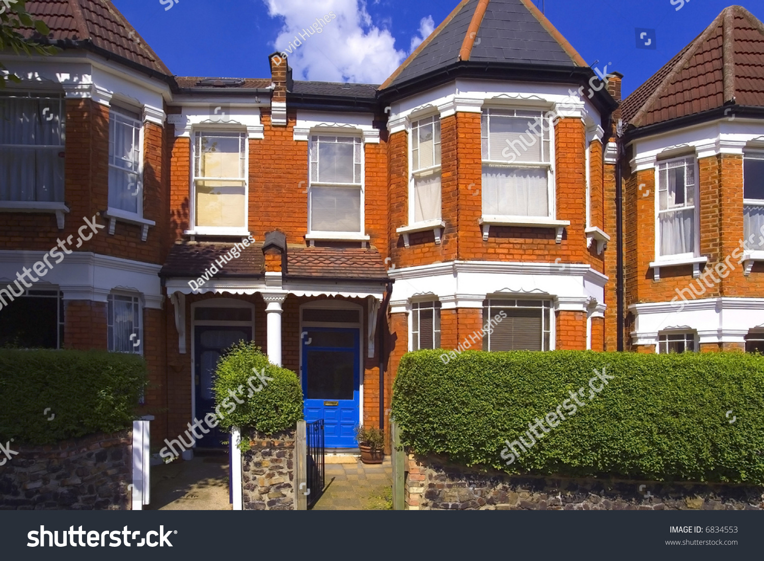 Edwardian Terraced House Stock Photo 6834553 : Shutterstock
