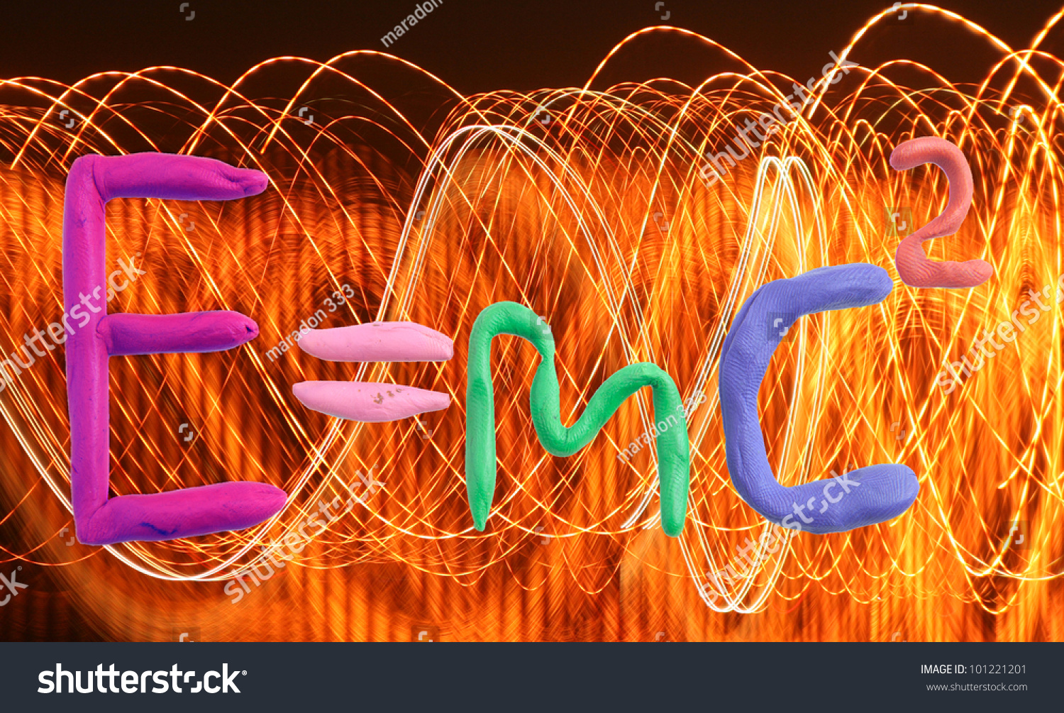 Einstein Formula E Mc2 Theory Of Relativity Stock Photo 101221201